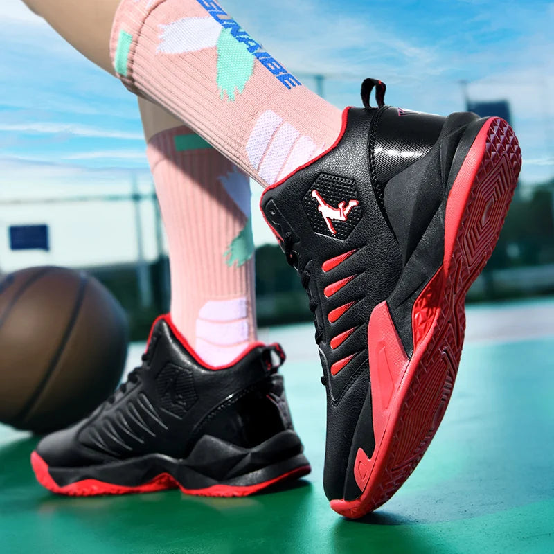 Outdoor Soft Men's Basketball Shoes Comfortable Breathable Man Sneakers Fashion Lightweight Male Cushioning Non-slip Sport Shoes