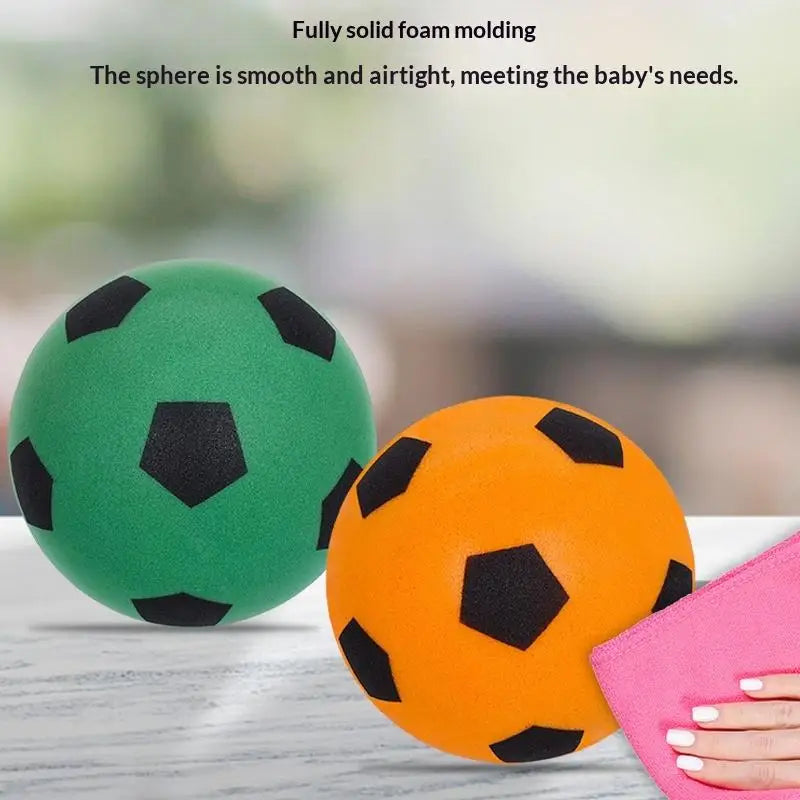 NEW 3 Colors High-Elastic Indoor Silent Football PU Foam Practice Ball Comes With A Net Bag For Home Use And Skill Development