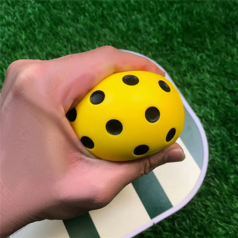 Y67A-Silent Pickleball Balls Quiet Foam Practice Balls With Exact Real Ball Bounce Soft PU Material For Indoor/Outdoor