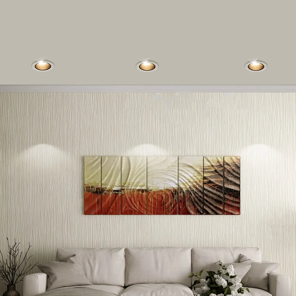 Anti-glare LED Recessed Downlights Dimmable 7W 12W 15W LED Ceiling Spotlight Single Downlight 220V Indoor Lighting Fixture
