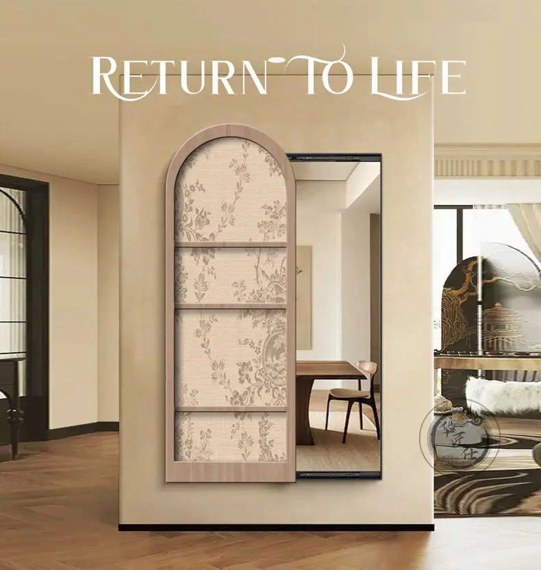 Modern Ornament Mirror Aesthetic Bathroom Flexible Rectangle Mirror Organizer Big Decorazioni Casa Home Furniture Decoraction