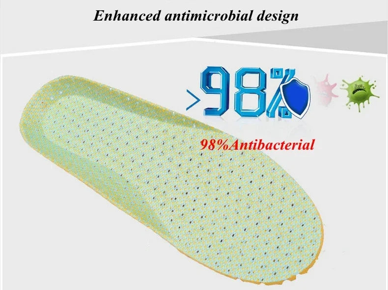 Memory Foam Insoles for Sneakers Honeycomb Breathable Insole Sports Shoe Pad Inserts Orthopedics Flat Feet Pads for Woman Man