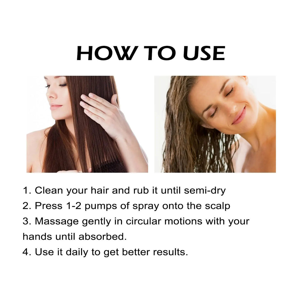 Rice Hair Care Spray Strong Hair Moisturizing Scalp Supple Nourishing Lustrous Moisturizing Hair Care
