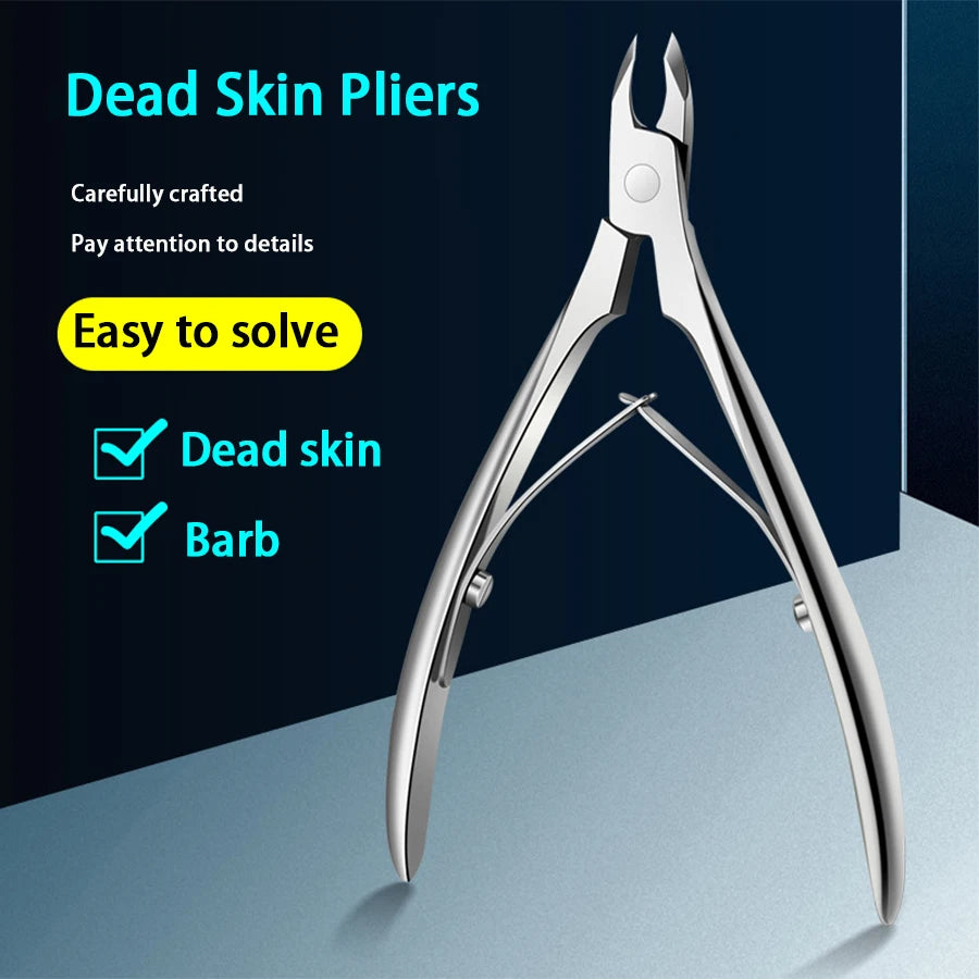 Professional Nail Shop Tools for Dead Skin Scissors Stainless Steel Double Spring Dead Skin Pliers High end Dead Skin Pliers