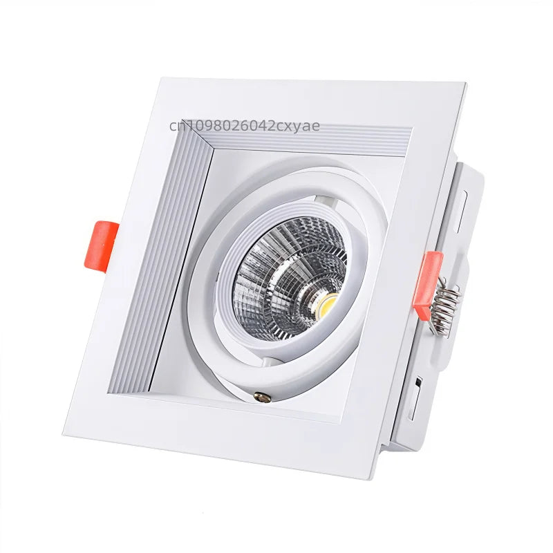 Dimmable LED downlights, COB spotlights, 10W, 20W, 30W, ceiling anti-glare, living room and kitchen indoor lighting