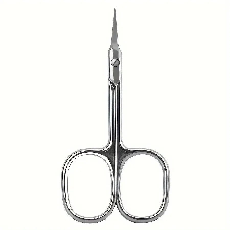 Dead Skin Remover Stainless Steel Curved Tip Thin Blade Cuticle Scissors Nail Clippers Trimmer Manicure Tools Eyebrow Tools