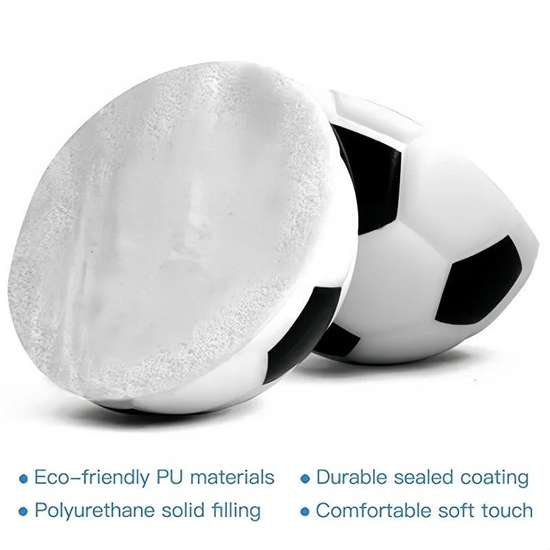 12Pcs Soft Football Basketball Baseball Tennis Toys Foam Sponge Decompression Vent Stress Balls Soccer Anti Stress Sports Toy