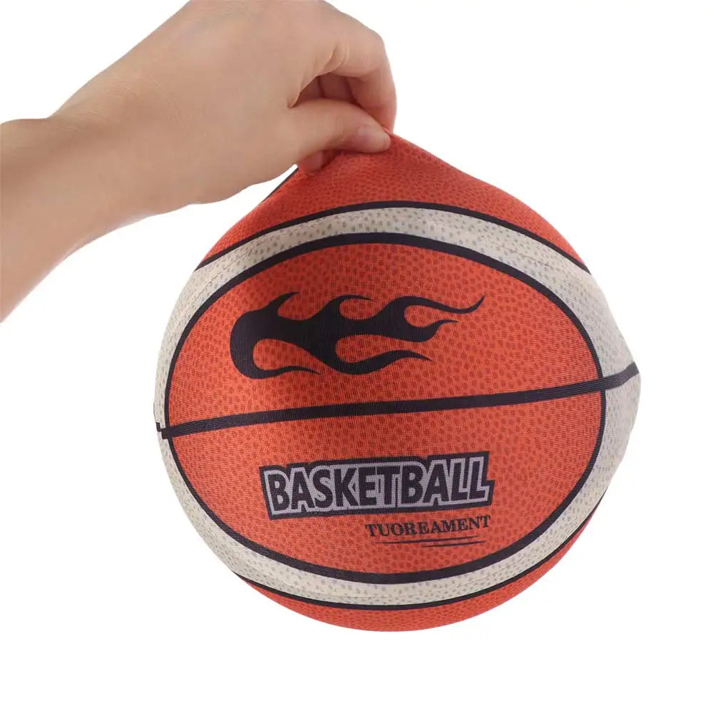 18cm/21cm/24cm Silent Bouncing Basketball High Elasticity Removable Zippered Indoor Training Quiet Ball High Density Foam