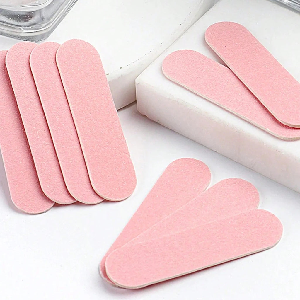 Manicure Kits, Individually Package 3pcs Press on Nail Kit - Nail Stick, Nail File, Nail Buffer for Salon Business Home