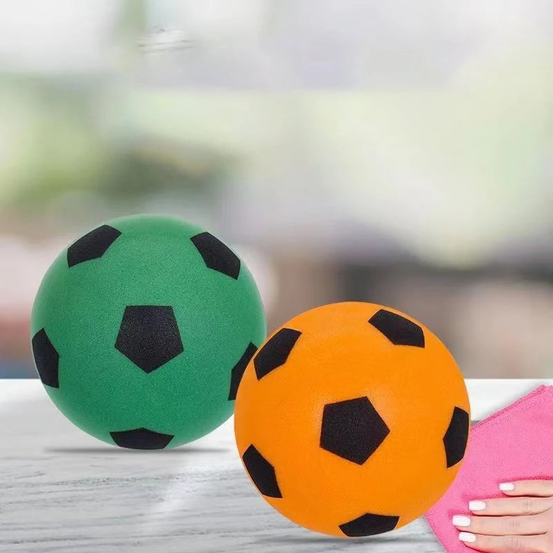 Size 5 Silent Soccer Ball Noiseless Indoor Football Soft Sponge High Resilience