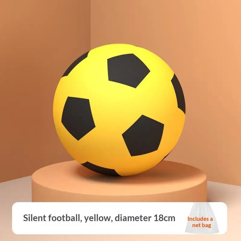 NEW 3 Colors High-Elastic Indoor Silent Football PU Foam Practice Ball Comes With A Net Bag For Home Use And Skill Development