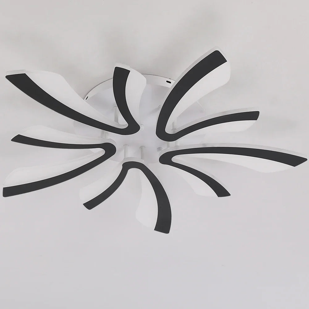 Modern Led Acrylic Ceiling Light Fixture Creative Design Led Chandelier Ceiling Lamps RC Dimming  Indoor Lighting Plafon Lustres
