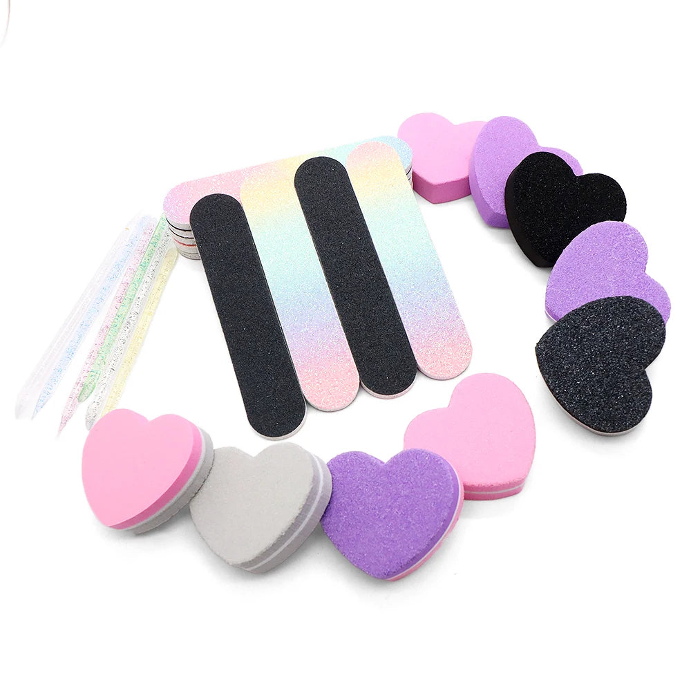 5/10 Sets Care Manicure Set MINI Heat Nail File Set Professional Nail Clipper Kit 3pcs each Pack Nail cuticle clipper Kits