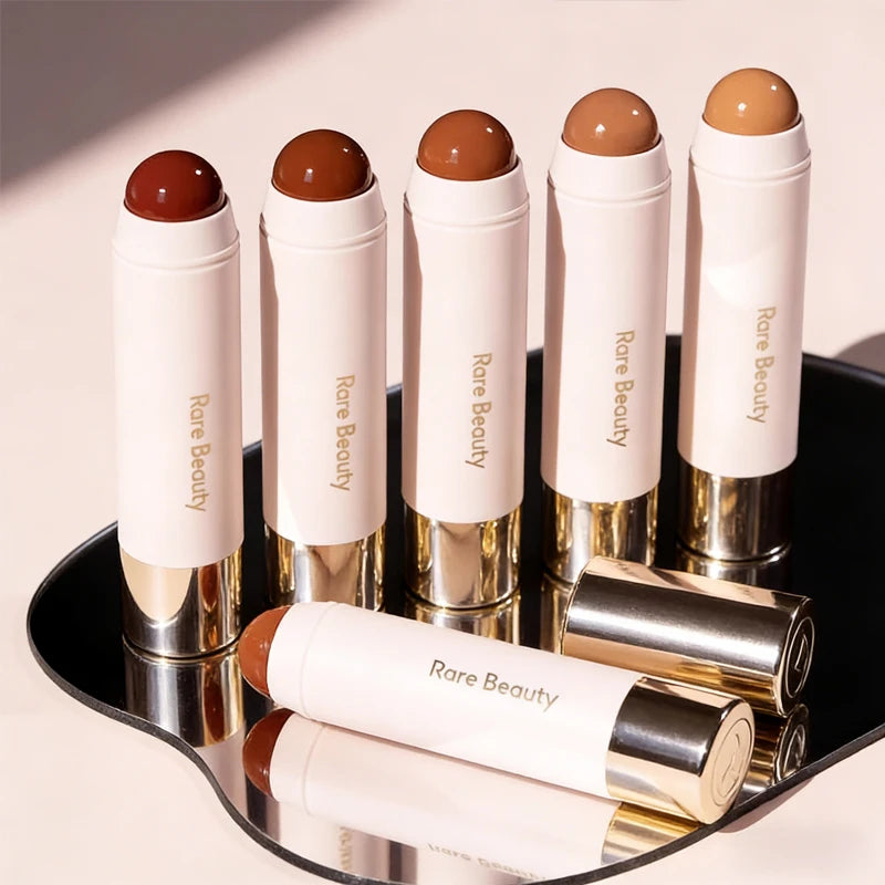 Rare Beauty 3D Face Bronze Contour Stick Smooth Lasting Waterproof Makeup Soft Pinch Mashed Potato Blusher Cream Liquid Blusher