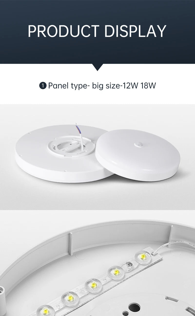 Sensor Lights Led Home Ceiling Decoration Veranda Lustre Indoor Aisle Ceiling Lamps Luminaire Round Chandelier LED Night Lights