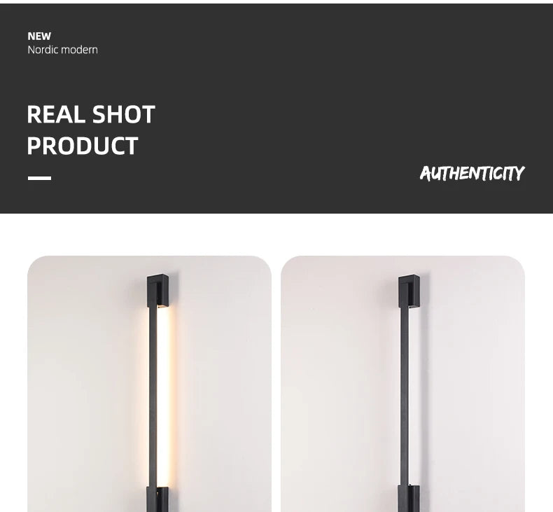 Smart Dimmable Outdoor Wall Light Black Modern LED Lamp IP65 Waterproof via APP Control for Garden Home
