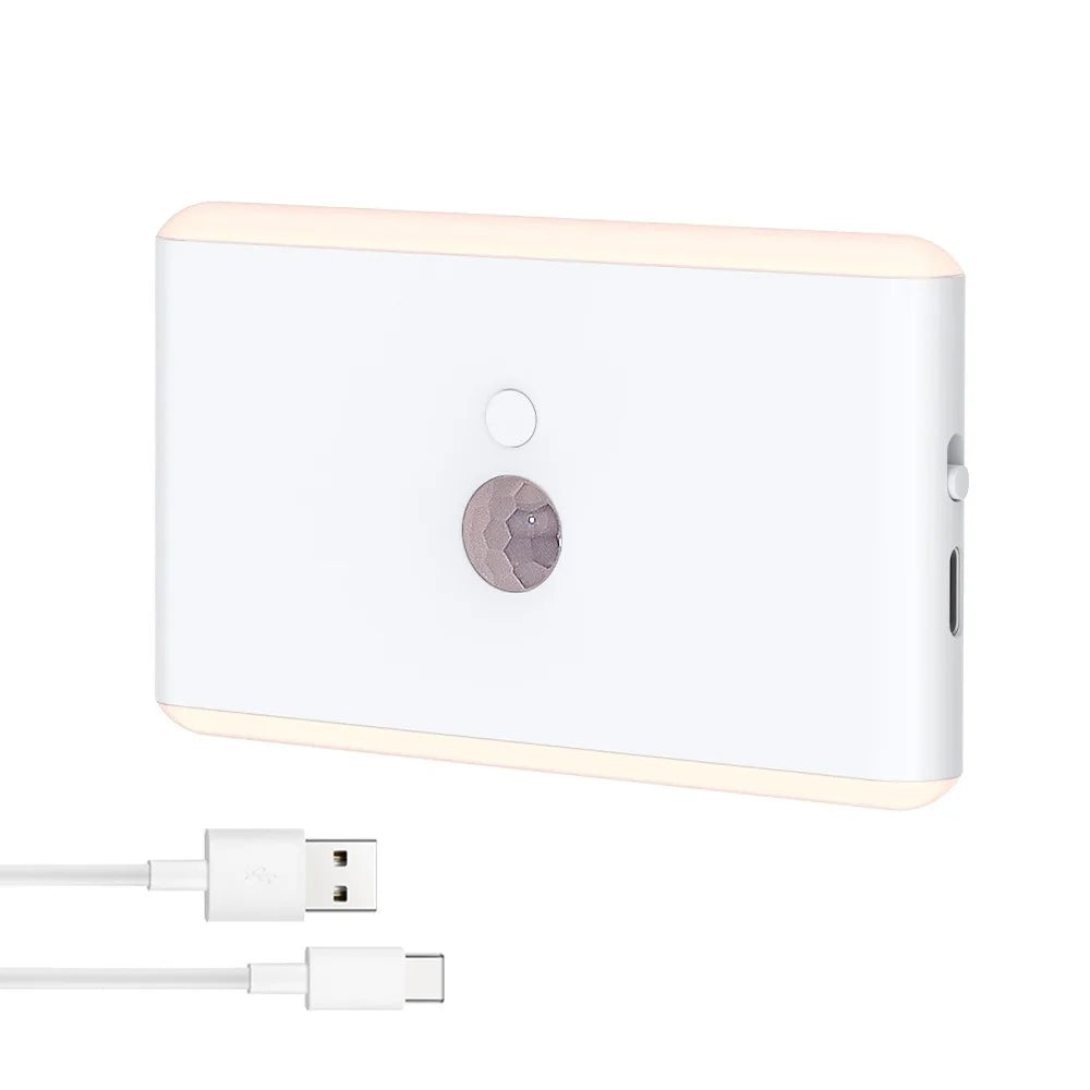 Motion Sensor LED Motion Sensor Night Light Rechargeable Wireless Magnetic Wall Lamp Dimmable Lighting Magnetic