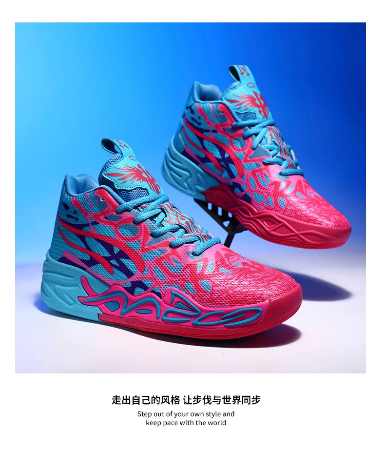 739 High Quality Mens Basketball Sneakers Breathable Cushioning Training Sports Shoes Youth Gym ForMotion Basketball Shoes 35-45
