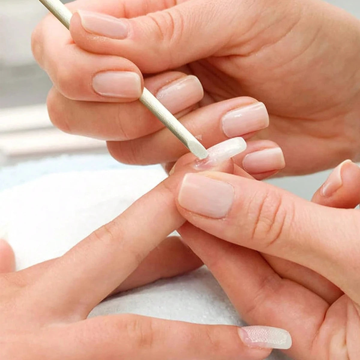 Manicure Kits, Individually Package 3pcs Press on Nail Kit - Nail Stick, Nail File, Nail Buffer for Salon Business Home