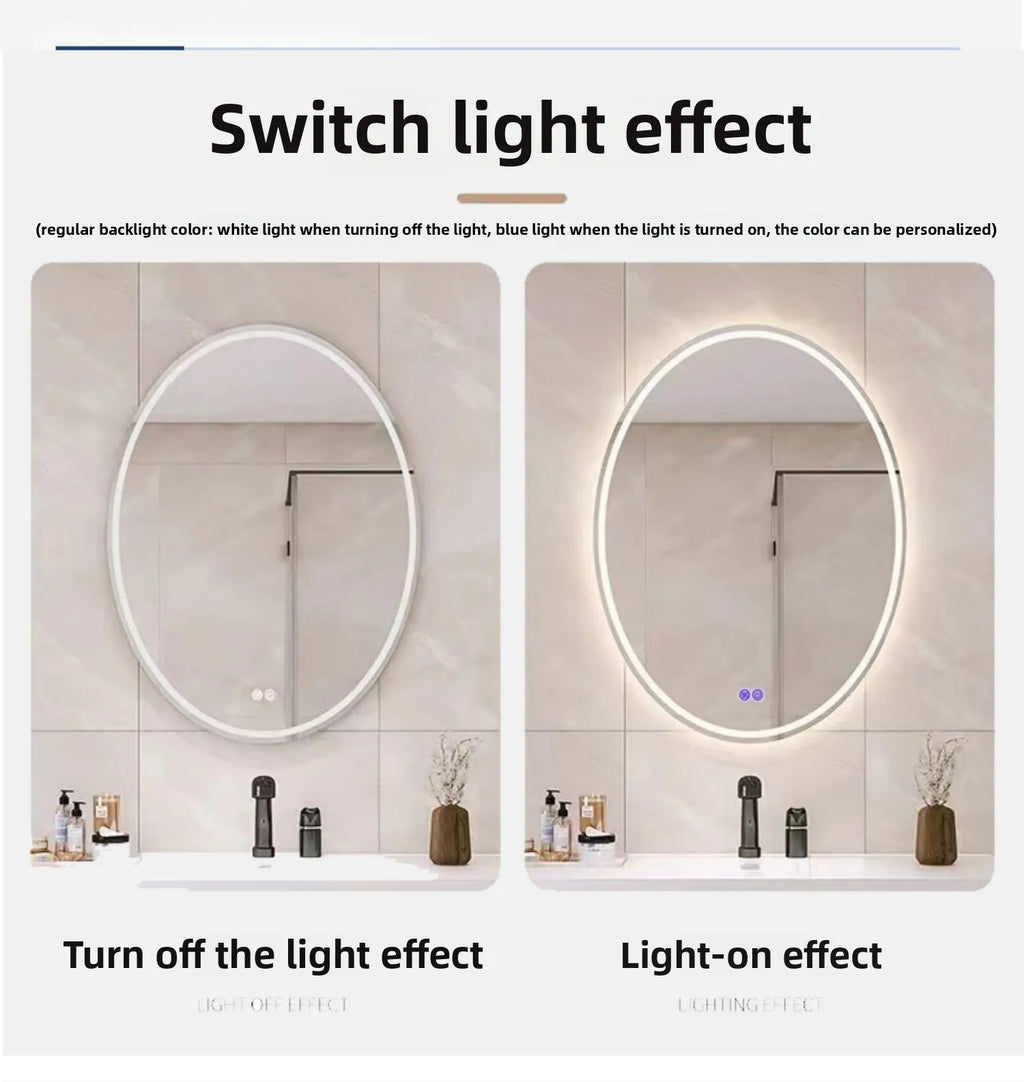 TQ-304 Smart Bathroom Mirror Light Touch Switch, 12V/24V Auto-Dimming Glass Sensor Module (LED Accessories)