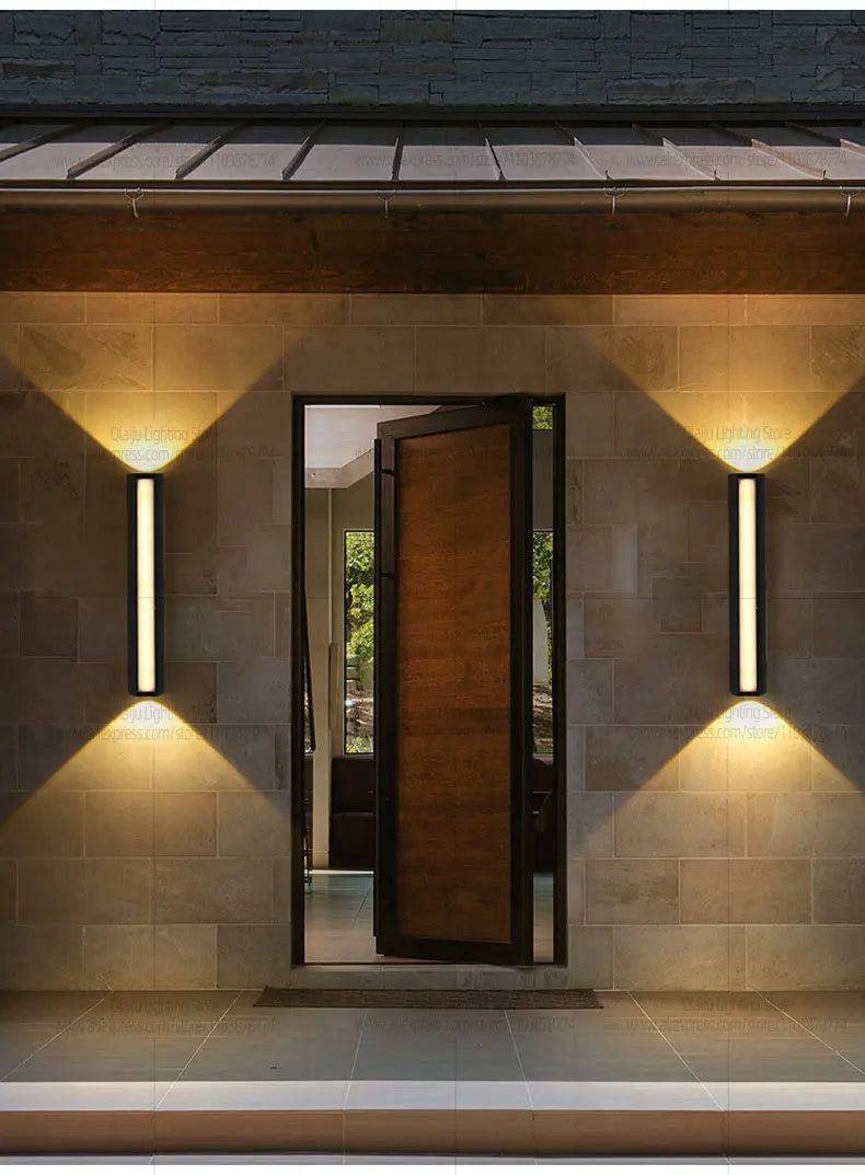 Outdoor Wall Lamp Simple Style Villa Courtyard Corridor Lights IP65 Indoor Living Room Wall Decoration Lamp Garden Wall Fitting