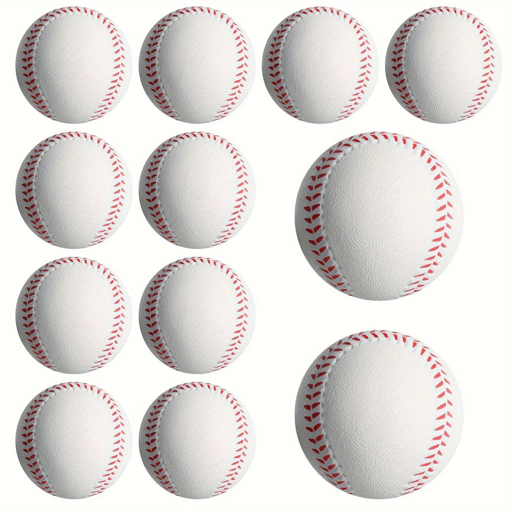 Unisex-Adult Lightweight Training Softball - Durable & Safe Elastic PU Foam Baseball For Indoor/Outdoor Recreation