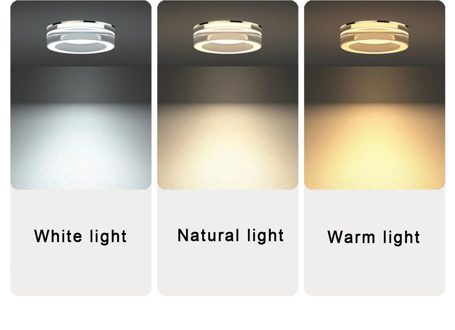 LED Ceiling Lamp Downlights Interior Lighting Fixture Living Room Entrance Corridor Bedroom Kitchen Home Decor Ceiling Lights