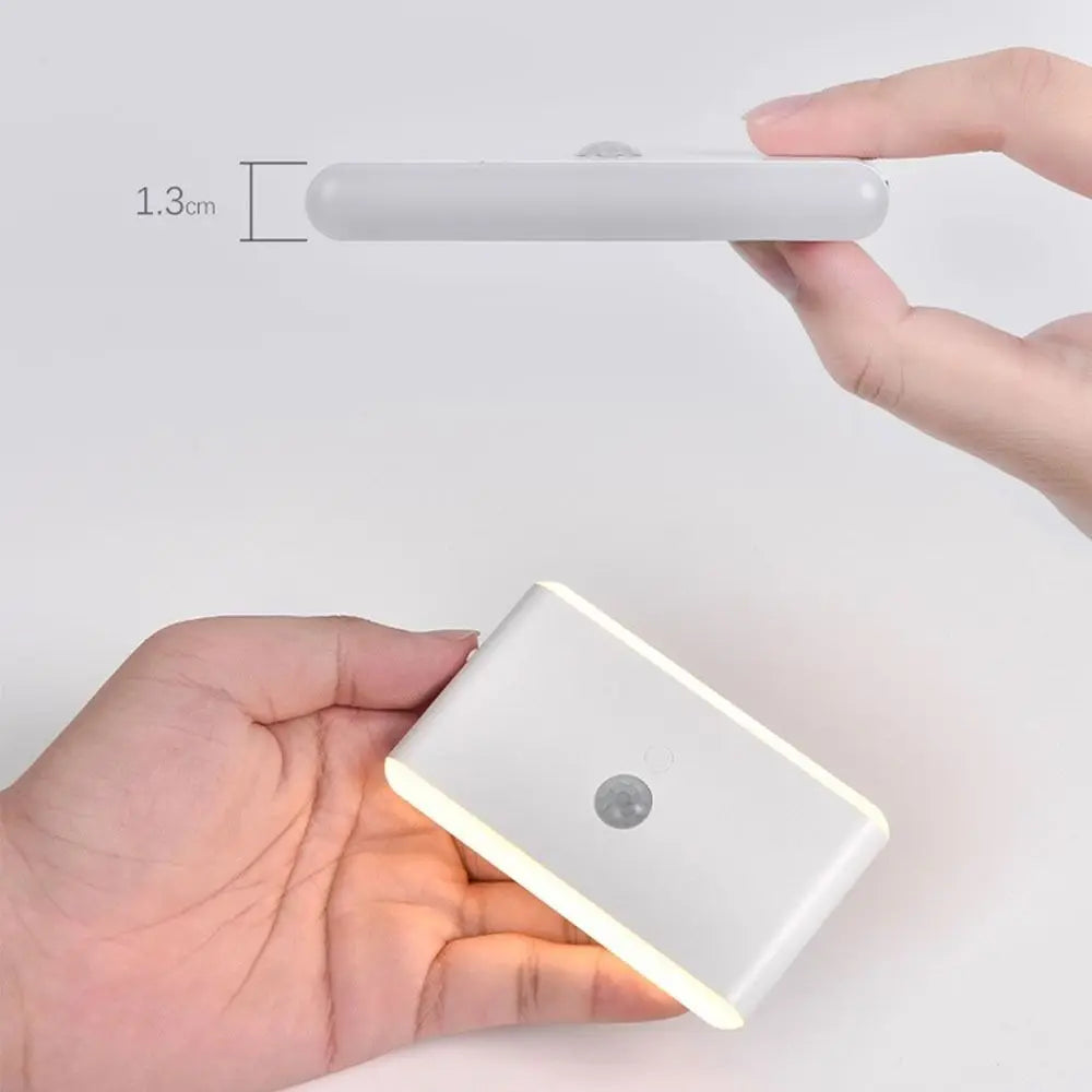 Motion Sensor LED Motion Sensor Night Light Rechargeable Wireless Magnetic Wall Lamp Dimmable Lighting Magnetic