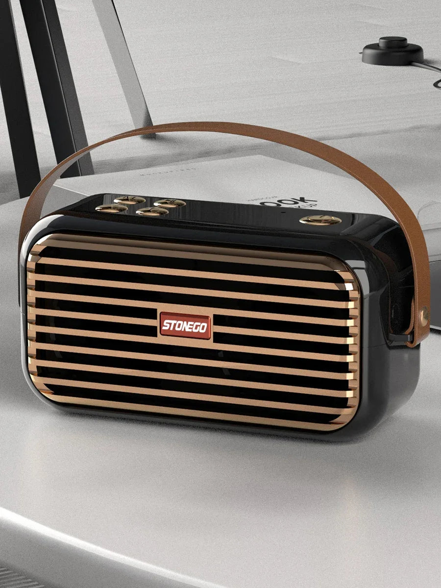 Wireless Bluetooth Speaker with Stereo Sound Extended Bass TWS Bluetooth 5 0 TF Card USB AUX Audio Input