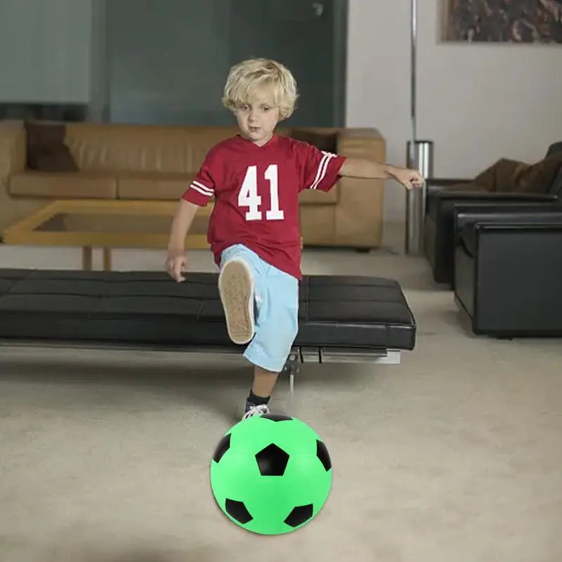 Silent Football Indoor Silent Foam Soccer Ball Size 3 Mute Bouncing Ball Silent Basketballs Ball 21cmSilent Ball Gift For Boys