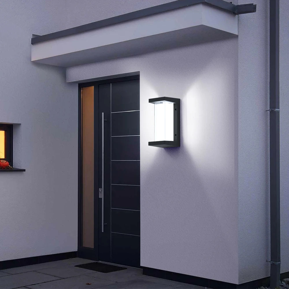 Smart WiFi LED Wall Lamp Indoor outdoor with Alexa Remote Control  RGBCW Wall Light for House Porch Front Door