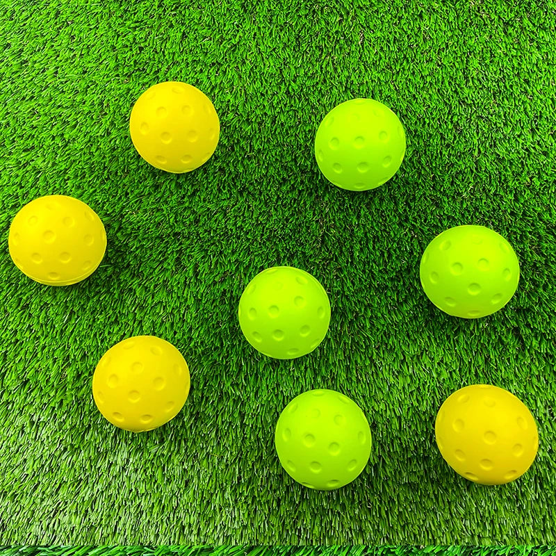Silent & Sturdy Indoor Pickleball Balls, 1/3pcs, 74mm, PU Foam, Suitable for Practice and Tournaments