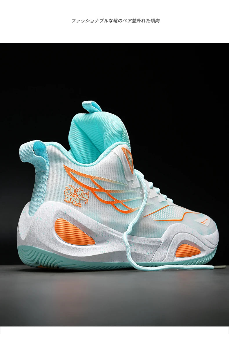 Men's Training Basketball Shoes Anti Slip Durable Cushion Lightweight Breathable Sneakers Outdoor Indoor Athletic Sport Shoes