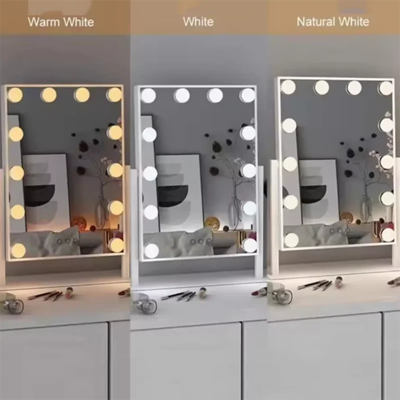 LED Light Makeup Mirror Bulbs Vanity Lights USB 5V Bathroom Dressing Table Lighting Dimmable LED Vanity Light For Mirror Light
