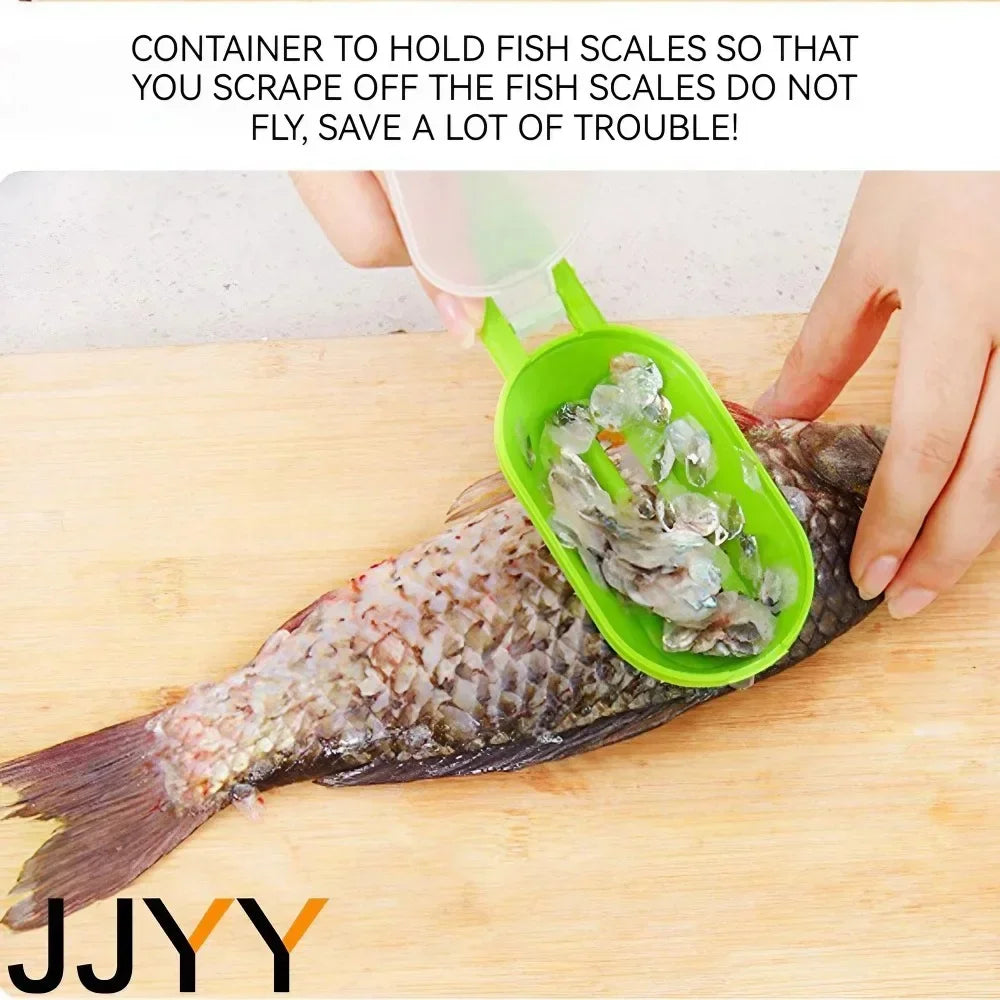 Fish Skin Brush Fast Fish Scale Remover Scraper Planer Tool Fish Scaler Fishing Knife Cleaning Kitchen Cooking Accessories