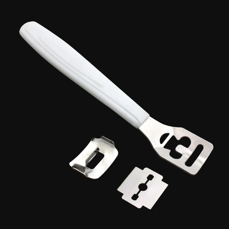 Dead Skin Foot Care Tool Foot Scraper Scraper Pedicure Knife Shovel Silvery Cutting Stainless Steel Convenient Useful Leather
