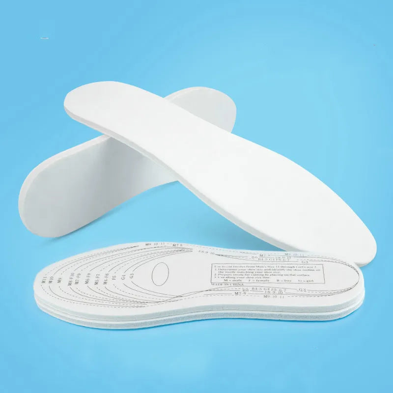 Memory Foam Sports Insoles For Shoes Men Women Sponge Foam Pad Shock-absorbing Comfort Insoles Shoe Inserts Cushion Can Be Cut