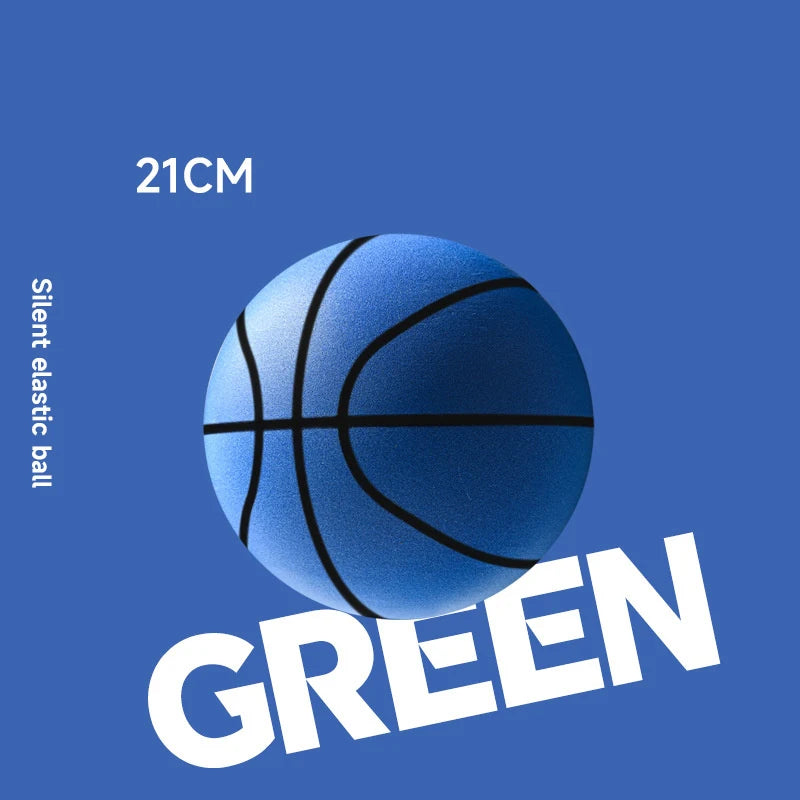 【YY26】18/21/24cm Bouncing Mute Ball Indoor Silent Basketball With Hoop High-Resilience Lightweight Mini Basketball Kids Gifts