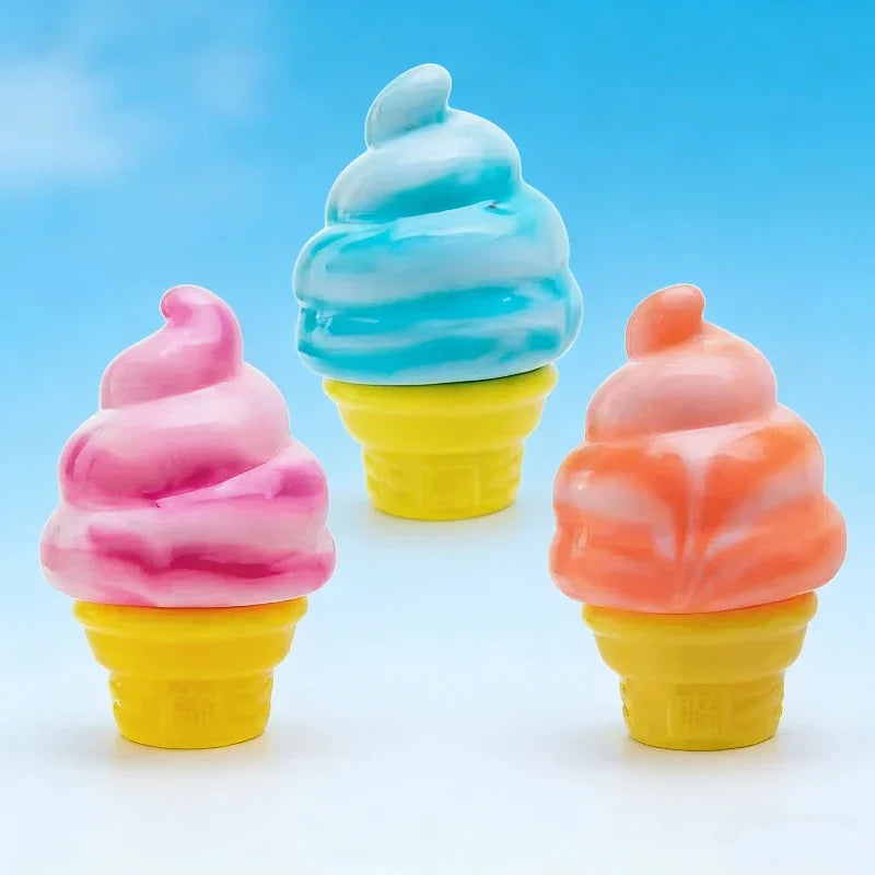 Needoh Nice Cube By Schylling Sensory Squeeze Toy Ice Cream Color Squishy Stress Relief Fidget Toys Children Adults Collectable